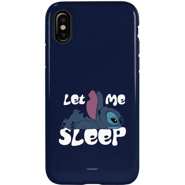 Disney Lilo and Stitch Let Me Sleep iPhone XS Pro Case
