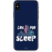 Disney Lilo and Stitch Let Me Sleep iPhone XS Skin