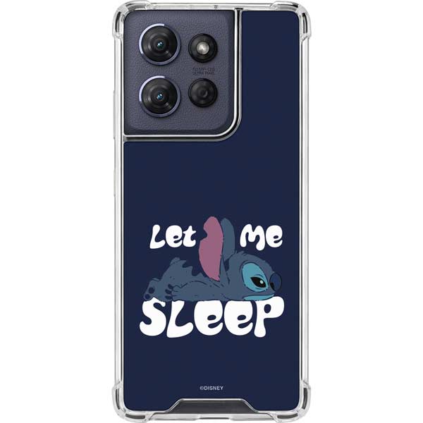 Disney Lilo and Stitch Let Me Sleep Moto G Power 5G (2025) Clear Case
