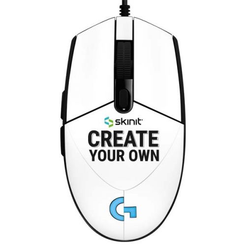 White Marble Skin for the Logitech G203 Prodigy Gaming Mouse Both Original  and Solid Side Options as Shown Are Included -  Israel