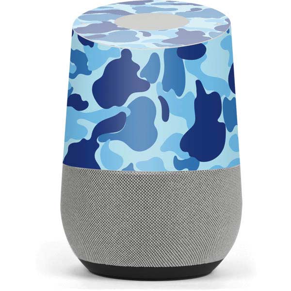 Light Blue Street Camo Google Home Skin