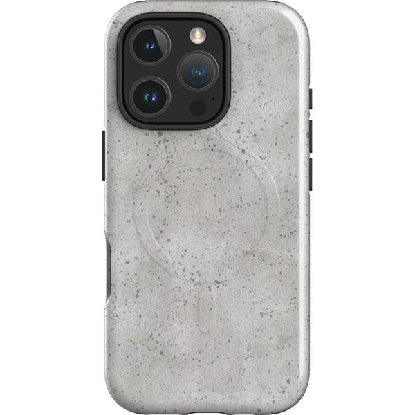 Light Grey Concrete iPhone 16 Pro Max Magsafe Impact Case