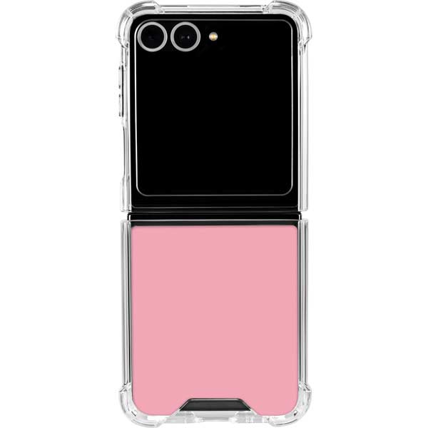 Light Pink Galaxy Z Flip7 Clear Case