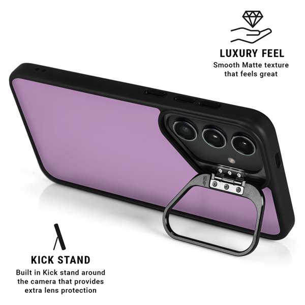 Lilac Galaxy S25 Plus Kickstand Case
