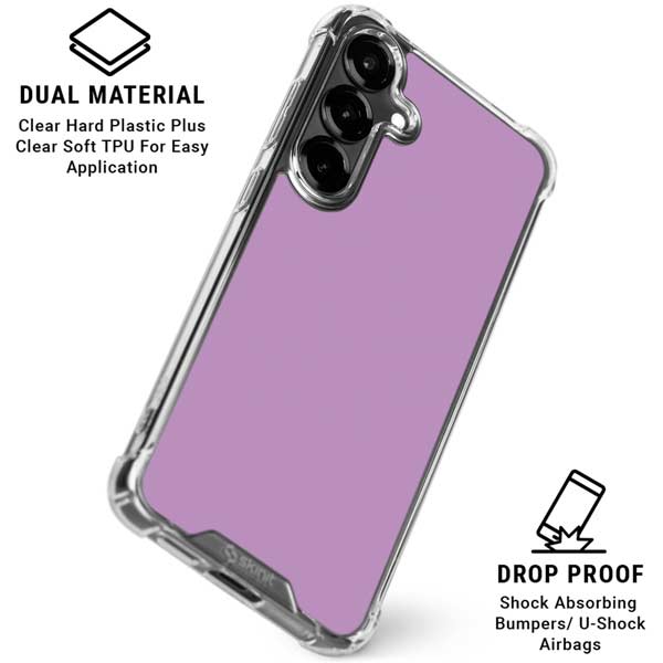 Lilac Galaxy S26 Clear Case