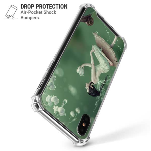 Lily of the Valley by Rachel Anderson iPhone X/XS Clear Case