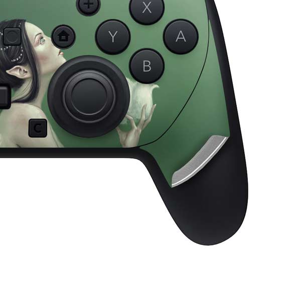 Lily of the Valley by Rachel Anderson Nintendo Switch 2 (2025) Pro Controller Skin