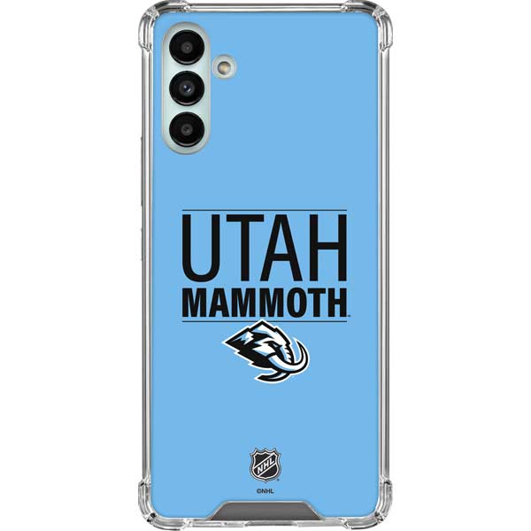 NHL Utah Mammoth Line-Up Series Galaxy A13 5G Clear Case