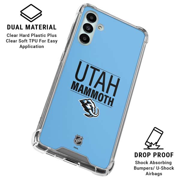 NHL Utah Mammoth Line-Up Series Galaxy A13 5G Clear Case