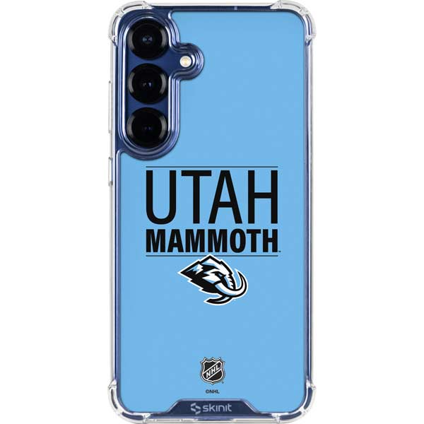 NHL Utah Mammoth Line-Up Series Galaxy S25 Plus Clear Case
