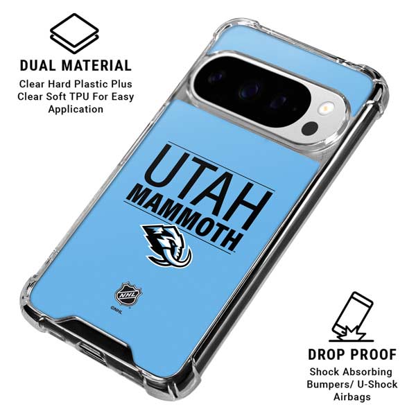 NHL Utah Mammoth Line-Up Series Google Pixel 10 Pro XL Clear Case