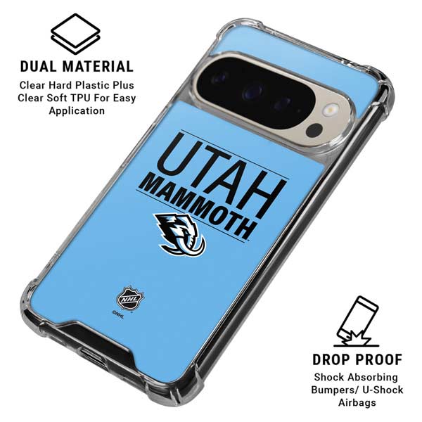 NHL Utah Mammoth Line-Up Series Google Pixel 9 Pro XL Clear Case