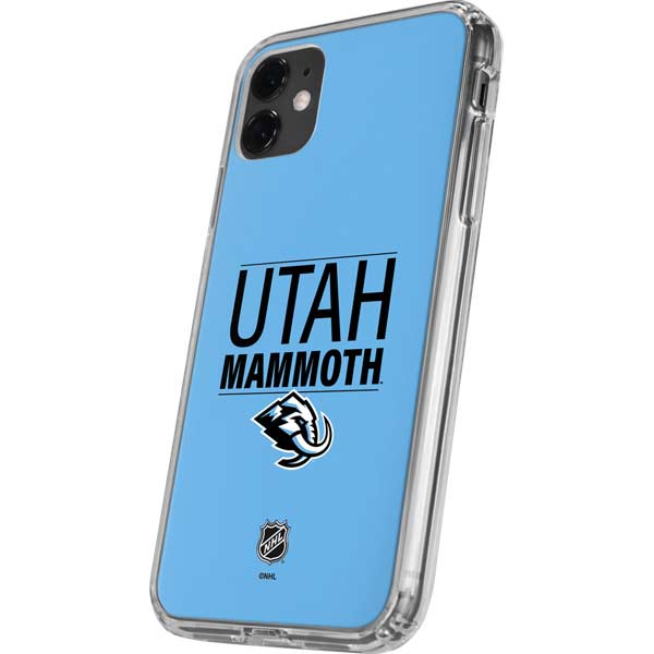 NHL Utah Mammoth Line-Up Series iPhone 11 Clear Case