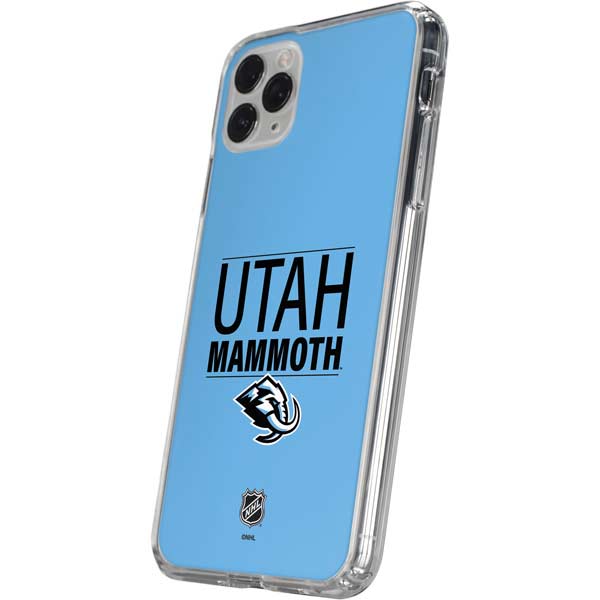 NHL Utah Mammoth Line-Up Series iPhone 11 Pro Clear Case