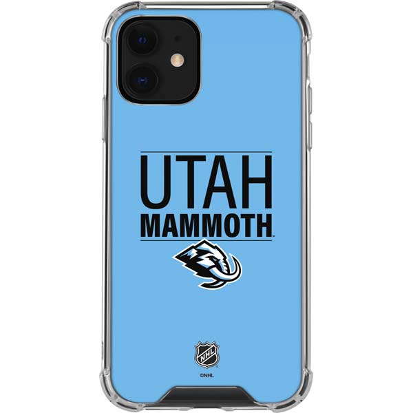 NHL Utah Mammoth Line-Up Series iPhone 12 Clear Case