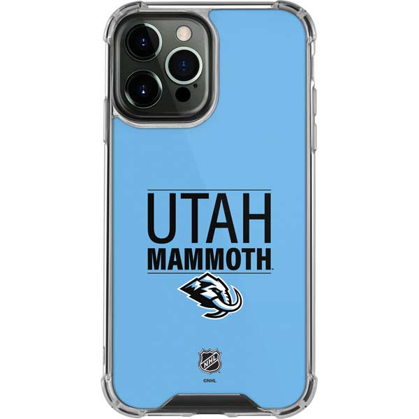 NHL Utah Mammoth Line-Up Series iPhone 14 Pro Max Clear Case