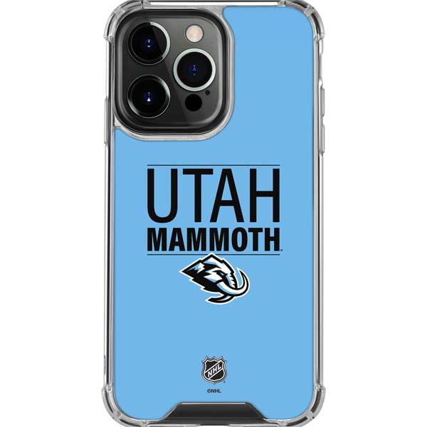 NHL Utah Mammoth Line-Up Series iPhone 16 Pro Max Clear Case