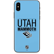 NHL Utah Mammoth Line-Up Series iPhone XS Skin