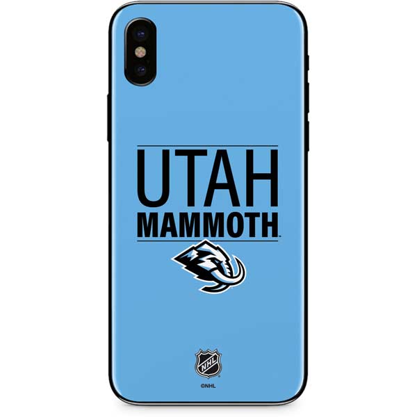 NHL Utah Mammoth Line-Up Series iPhone XS Skin