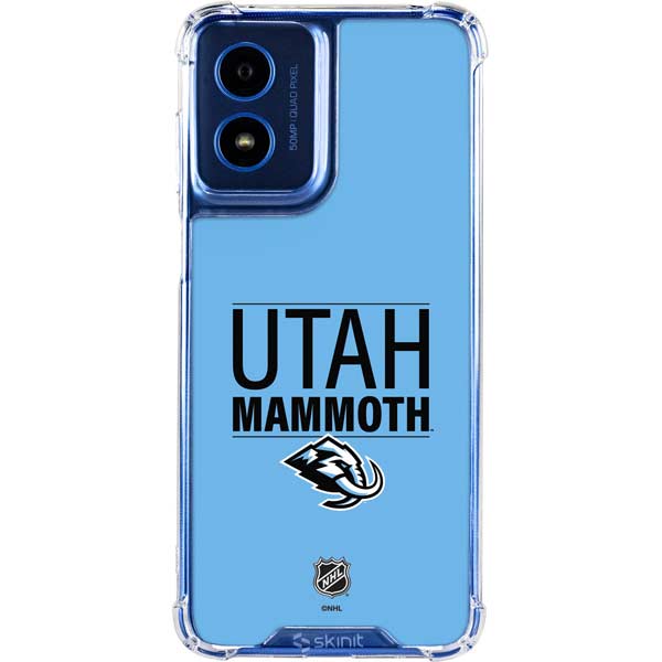 NHL Utah Mammoth Line-Up Series Moto G Play 4G (2024) Clear Case