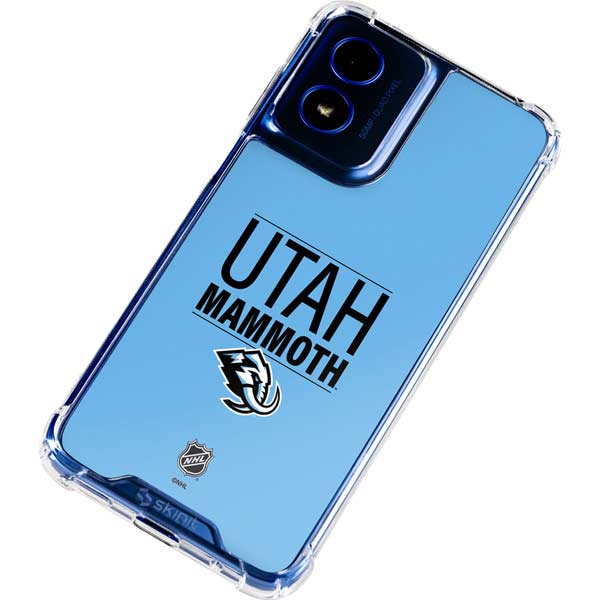 NHL Utah Mammoth Line-Up Series Moto G Play 4G (2024) Clear Case