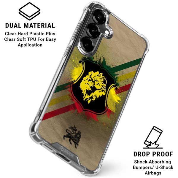 Lion of Judah Shield Galaxy S26 Clear Case