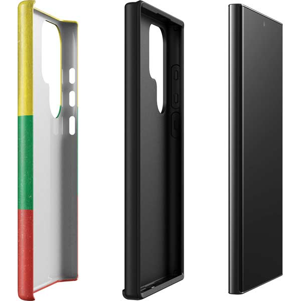 Lithuania Flag Distressed Galaxy S23 Ultra Pro Case