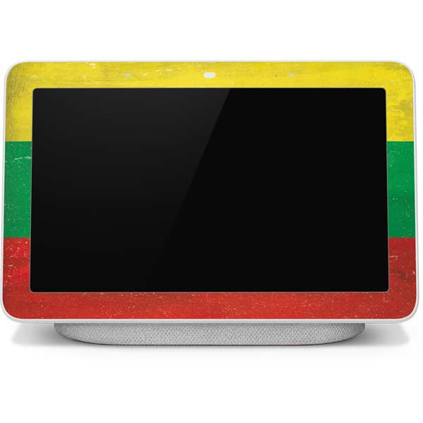 Lithuania Flag Distressed Google Home Hub Skin