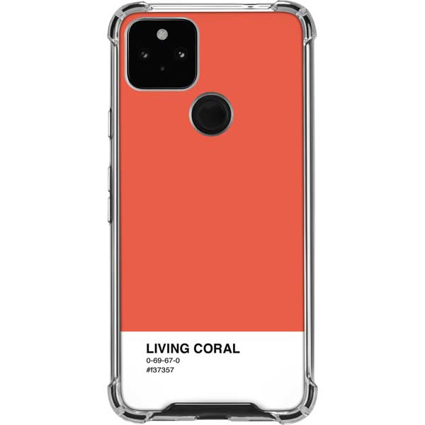 Living Coral Pixel Cases