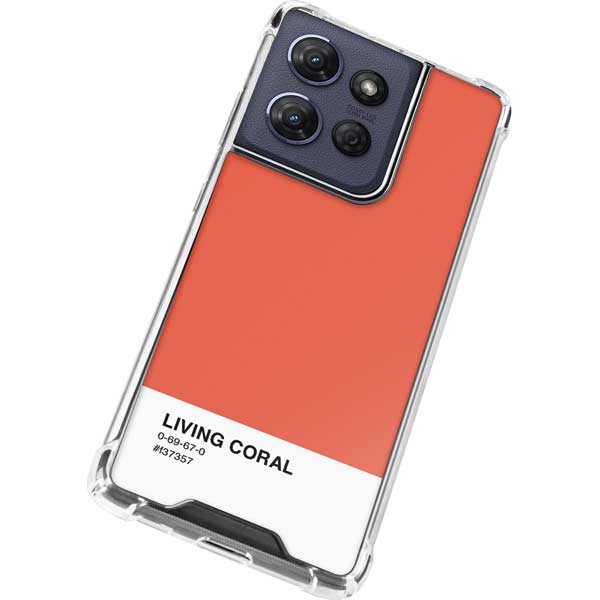 Living Coral Moto G Power 5G (2025) Clear Case