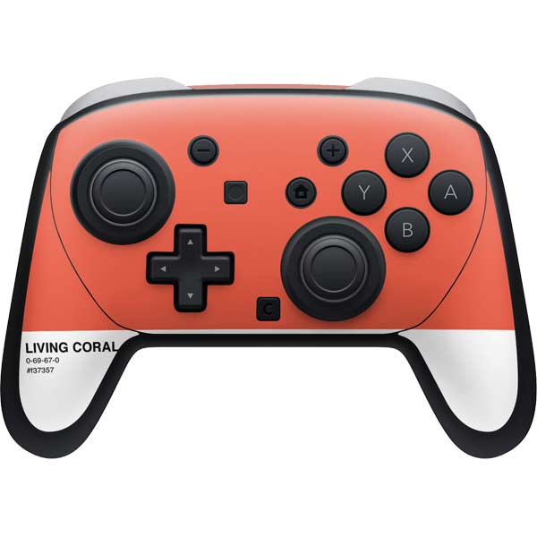 Living Coral Nintendo Switch 2 (2025) Pro Controller Skin