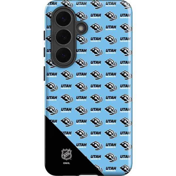 NHL Utah Mammoth Logo Pattern Galaxy S26 Plus Impact Case – Skinit