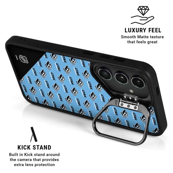 NHL Utah Mammoth Logo Pattern Galaxy S26 Ultra Kickstand Case