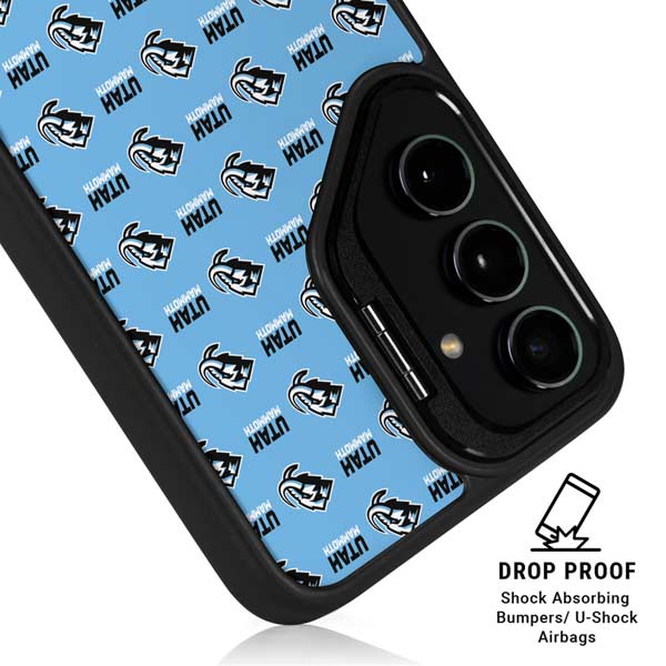 NHL Utah Mammoth Logo Pattern Galaxy S26 Ultra Kickstand Case