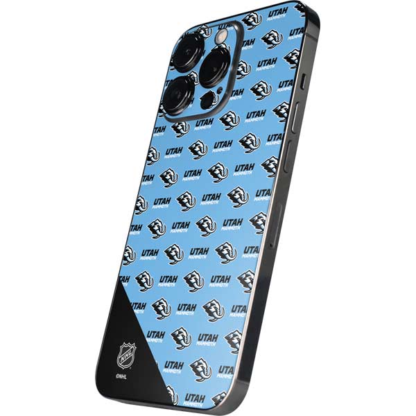 NHL Utah Mammoth Logo Pattern iPhone 15 Pro Skin