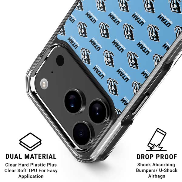 NHL Utah Mammoth Logo Pattern iPhone 17 Pro Max MagSafe Case