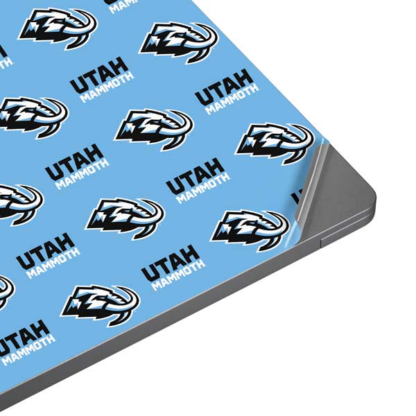 NHL Utah Mammoth Logo Pattern Universal Laptop 16.6in (13.4 x 9.7in) Skin