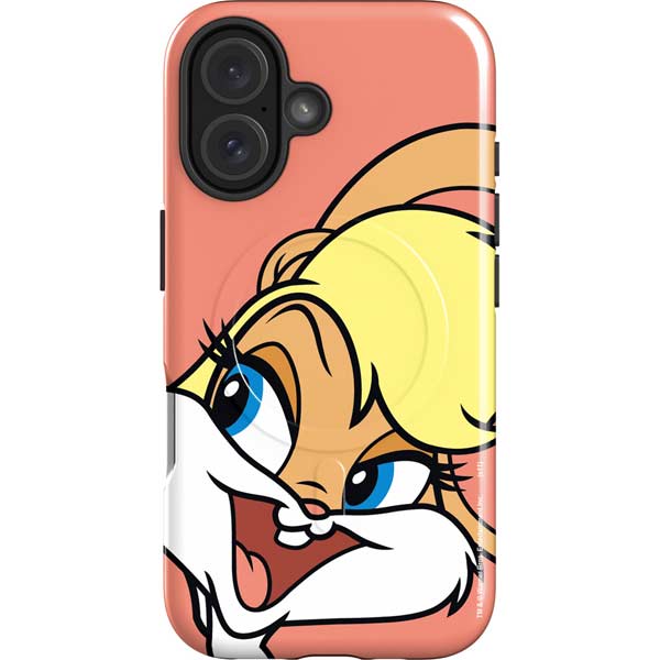 Looney Tunes Lola Bunny Zoomed In iPhone 16 Magsafe Impact Case