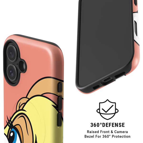 Looney Tunes Lola Bunny Zoomed In iPhone 16 Magsafe Impact Case