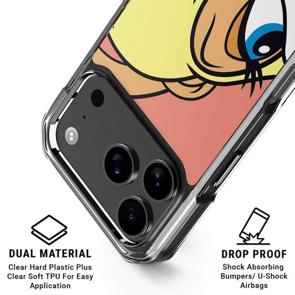 Looney Tunes Lola Bunny Zoomed In iPhone 17 Pro MagSafe Case