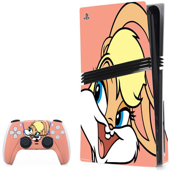 Looney Tunes Lola Bunny Zoomed In PlayStation PS5 Skins