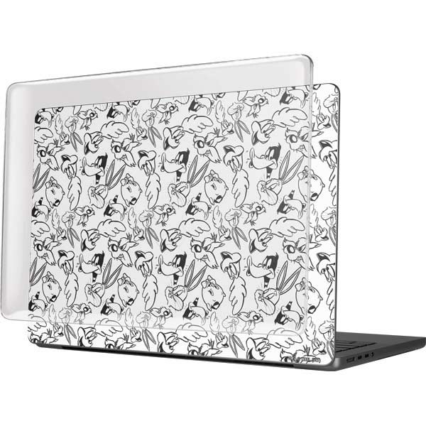 Looney Tunes Looney Squad Black and White Grid MacBook Pro 14in (2021-24) Case plus Skin