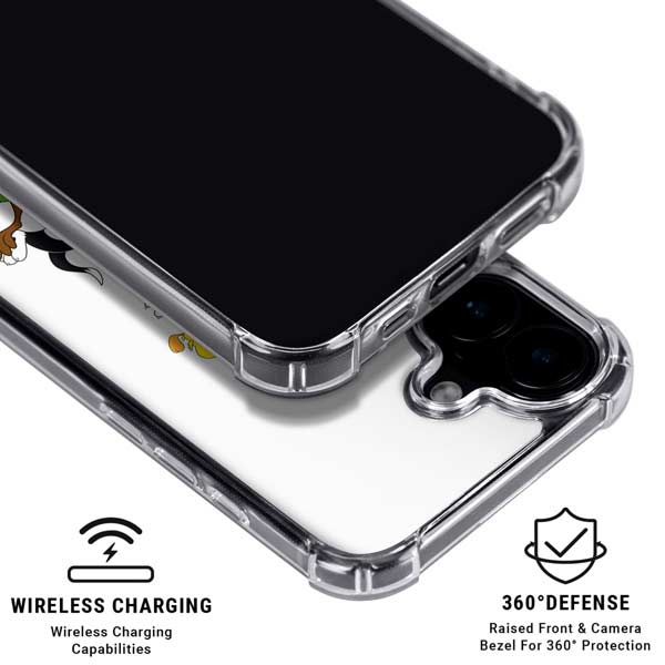 Looney Tunes All Together iPhone 16 Plus Clear Case