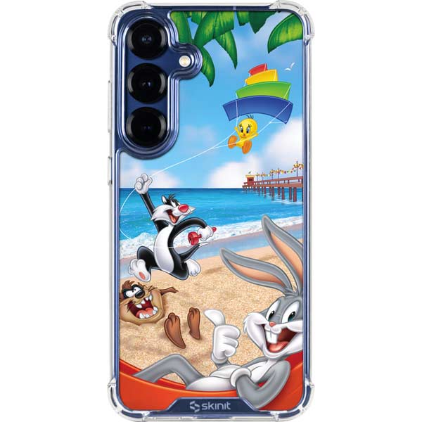 Looney Tunes Beach Galaxy S25 Plus Clear Case