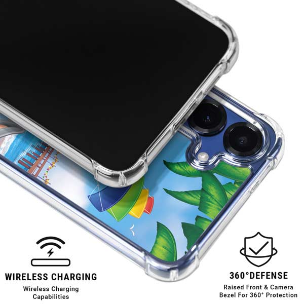 Looney Tunes Beach Galaxy S25 Plus Clear Case