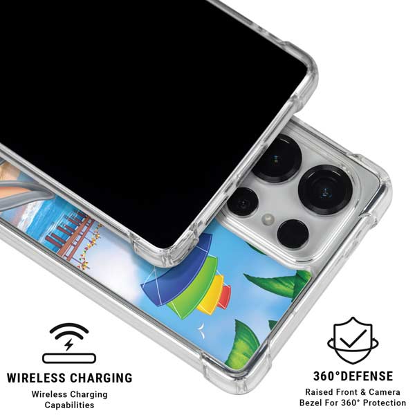 Looney Tunes Beach Galaxy S25 Ultra Clear Case