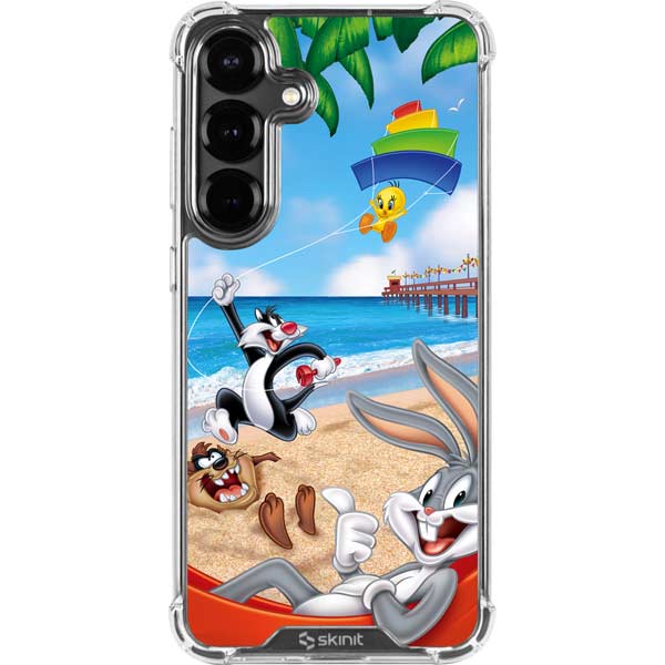 Looney Tunes Beach Galaxy S26 Clear Case