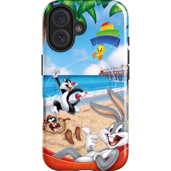 Looney Tunes Beach iPhone 16 Plus Magsafe Impact Case