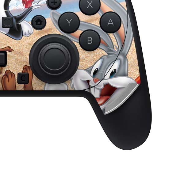 Looney Tunes Beach Nintendo Switch 2 (2025) Pro Controller Skin