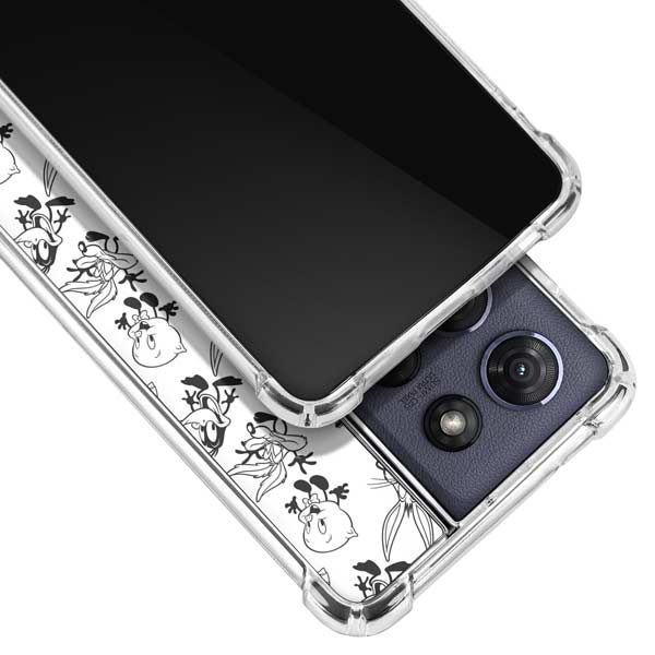 Looney Tunes Big Head Pattern Moto G Power 5G (2025) Clear Case